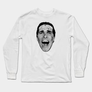 American Psycho I (High Definition, Monochrome). Long Sleeve T-Shirt